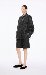 Blazer / JNBY Oversized 3D Jacquard Collarless Blazer