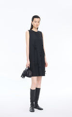 Dress / JNBY Sleeveless Wool Blend Sheath Dress