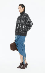 Sweater /(ESG)JNBY Icelandic Pattern Wool Blend Cardigan
