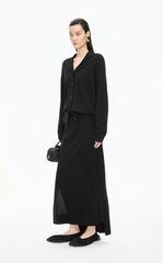 Sweater / JNBY Wool Cashmere Blend Longline Cardigan