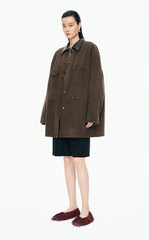 Jacket / JNBY Oversized Cotton Utility Jacket