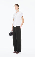 Pants / JNBY Wide-Leg Corduroy Drawstring Trousers