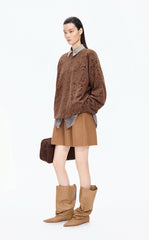 Shorts / JNBY A-Line Wool Cashmere Blend Shorts