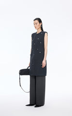 Pants / JNBY Straight-Leg Double-Waist Wool Trousers