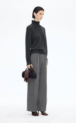 Sweater / JNBY Oversized Wool Cashmere Turtleneck Sweater