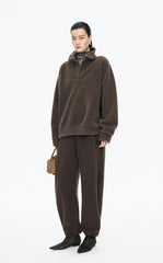 Sweatshirt / JNBY Oversized Fleece Texture Pullover