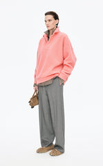 Sweatshirt / JNBY Oversized Fleece Texture Pullover