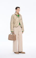 Down Coat / JNBY Curved Quilted Short Down Coat