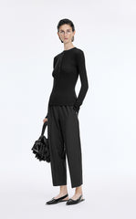 T-Shirt / JNBY Merino Ribbed Long Sleeve Tee