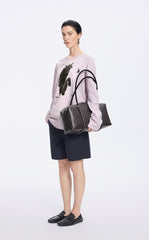 T-Shirt / JNBY Graphic Cotton Long Sleeve Tee