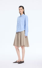 Shirt / JNBY Cut-Out Floral Dimensional Shirt