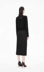 Sweater / JNBY Fitted Wool-Blend Knit Cardigan