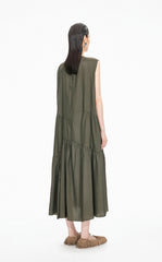 Dress / JNBY Sleeveless Silk-Blend Maxi Dress