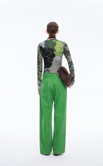 T-Shirt / JNBY Printed Slim Fit Long-Sleeve Tee