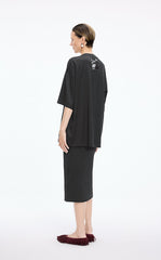 T-Shirt / JNBY Shadow Art Graphic Cotton Tee