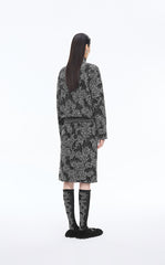 Skirt / JNBY Printed Wool-Blend Midi Skirt