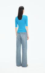 Pants / JNBY Flared Cuffed Extra-Long Jeans