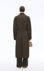 Trench Coat / JNBY Oversized Cotton Maxi Trench Coat