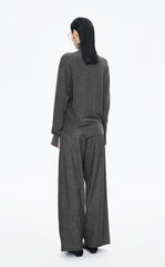 Pants /(ESG)JNBY Metallic Banana Cut Trousers