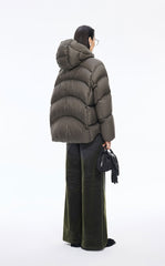 Pants / JNBY Relaxed Velvet-Flocked Wide-Leg Jeans