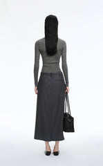 T-Shirt / JNBY Merino Ribbed Long Sleeve Tee