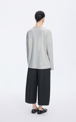 T-Shirt / JNBY Graphic Cotton Long Sleeve Tee