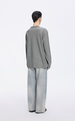 T-Shirt / JNBY Graphic Cotton Long Sleeve Tee