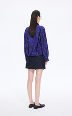 Shirt / JNBY Floral Print Cotton Long Sleeve Shirt