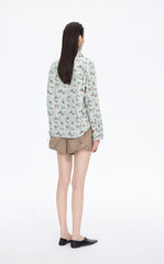 Shirt / JNBY Watercolor Tulip Oversized Cotton Shirt
