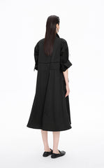 Dress / JNBY Cotton Blend A-Line Sleeveless Dress
