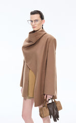Coat / JNBY Loose Cashmere Wool Wrap Coat