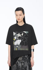T-Shirt / JNBY Shadows Art Cotton Tee