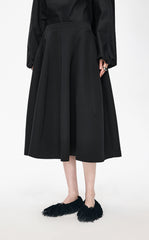 Skirt / JNBY Mid-Length Flared Waist Skirt