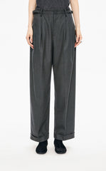 Pants / JNBY Straight-Leg Wool-Blend Trousers