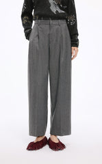 Pants / JNBY Wide-Leg Wool Blend Trousers