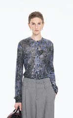 Sweater / JNBY Hand-Painted Mohair Blend Cardigan