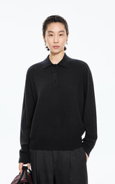 Sweater / JNBY O-shaped Wool-Cashmere Pullover
