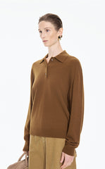 Sweater / JNBY O-shaped Wool-Cashmere Pullover