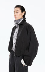 Jacket / JNBY Oversized Cotton Cropped Jacket