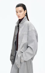 Jacket / JNBY Oversized Colorblock Denim Jacket