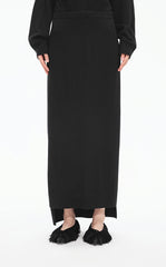Skirt / JNBY H-Line Wool-Cashmere Long Skirt