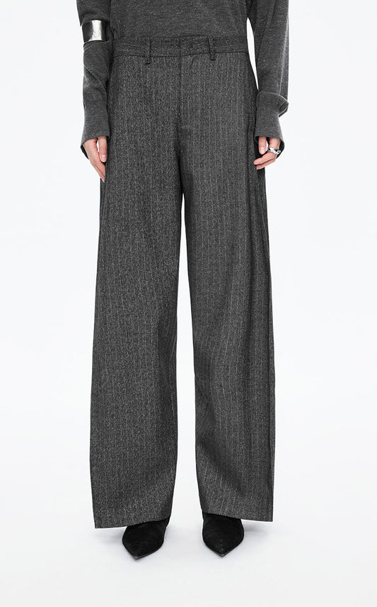 Pants /(ESG)JNBY Metallic Banana Cut Trousers