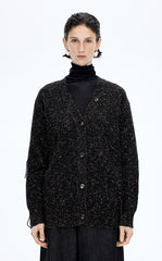 Sweater / (ESG)JNBY O-shape Fringe Wool-blend Long Cardigan