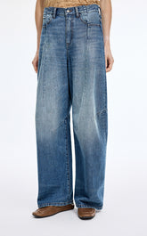 Pants / JNBY Vintage Textured Denim Pants