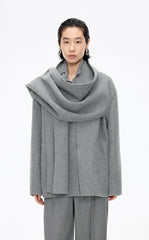 Coat / JNBY Oversize Wool Blend Coat