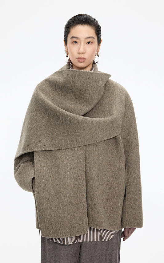 Coat / JNBY Oversize Wool Blend Coat