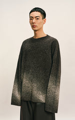 Sweater / CROQUIS Ink Gradient Oversized Wool Sweater