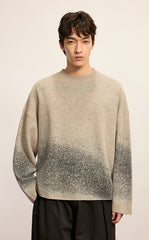 Sweater / CROQUIS Ink Gradient Oversized Wool Sweater