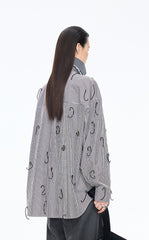 Shirt / JNBY Oversized Fringe Cotton Shirt