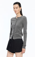 Sweater / JNBY Slim Wool Stretch Cardigan